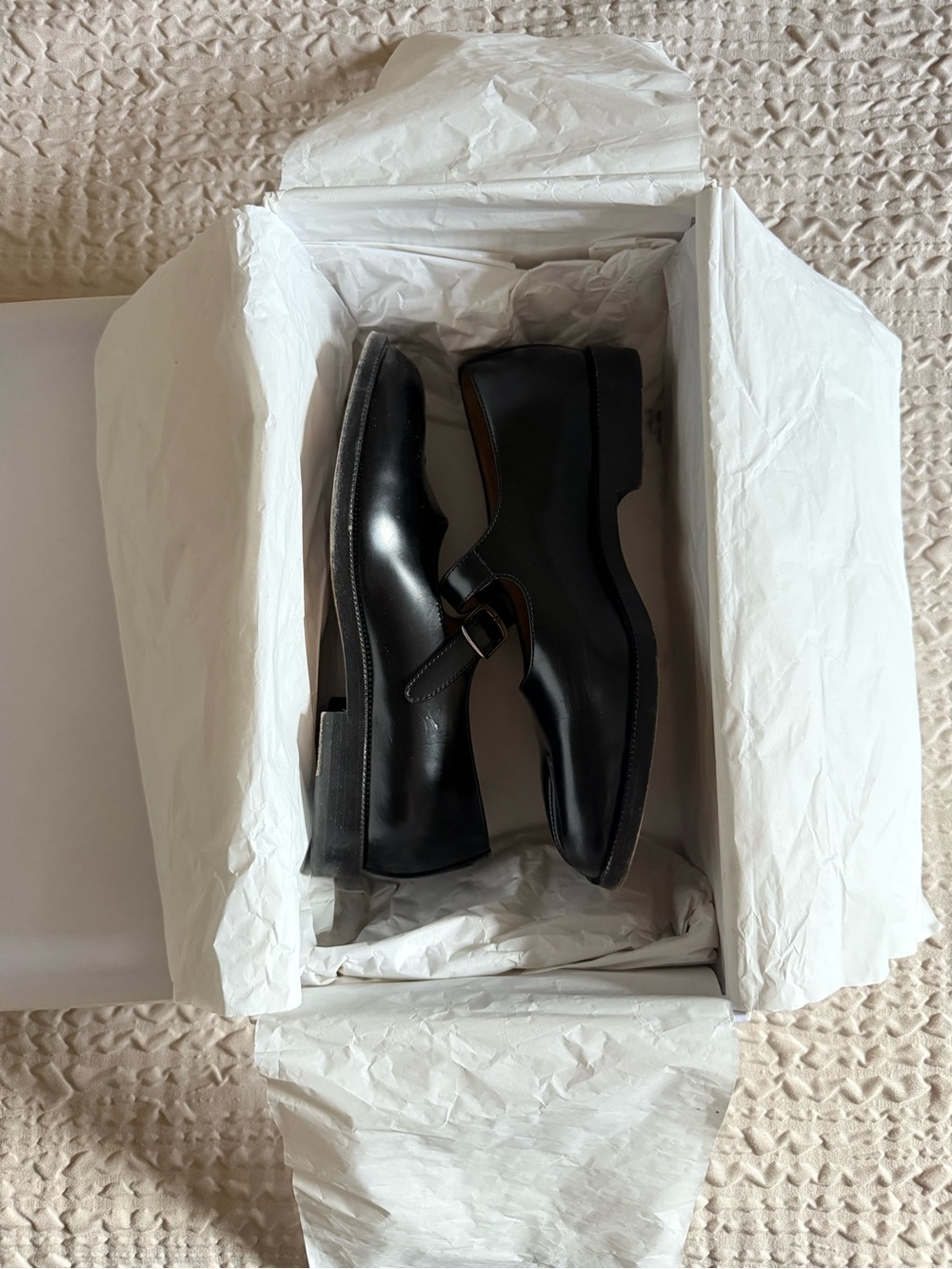 Maison Martin Margiela Black Tabi Mary Jane Flats - Picture 2 of 9